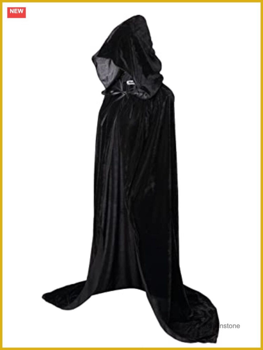 Unisex Adults Hooded Velvet Cape Halloween Cosplay Costume